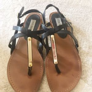 Steve Madden black sandals